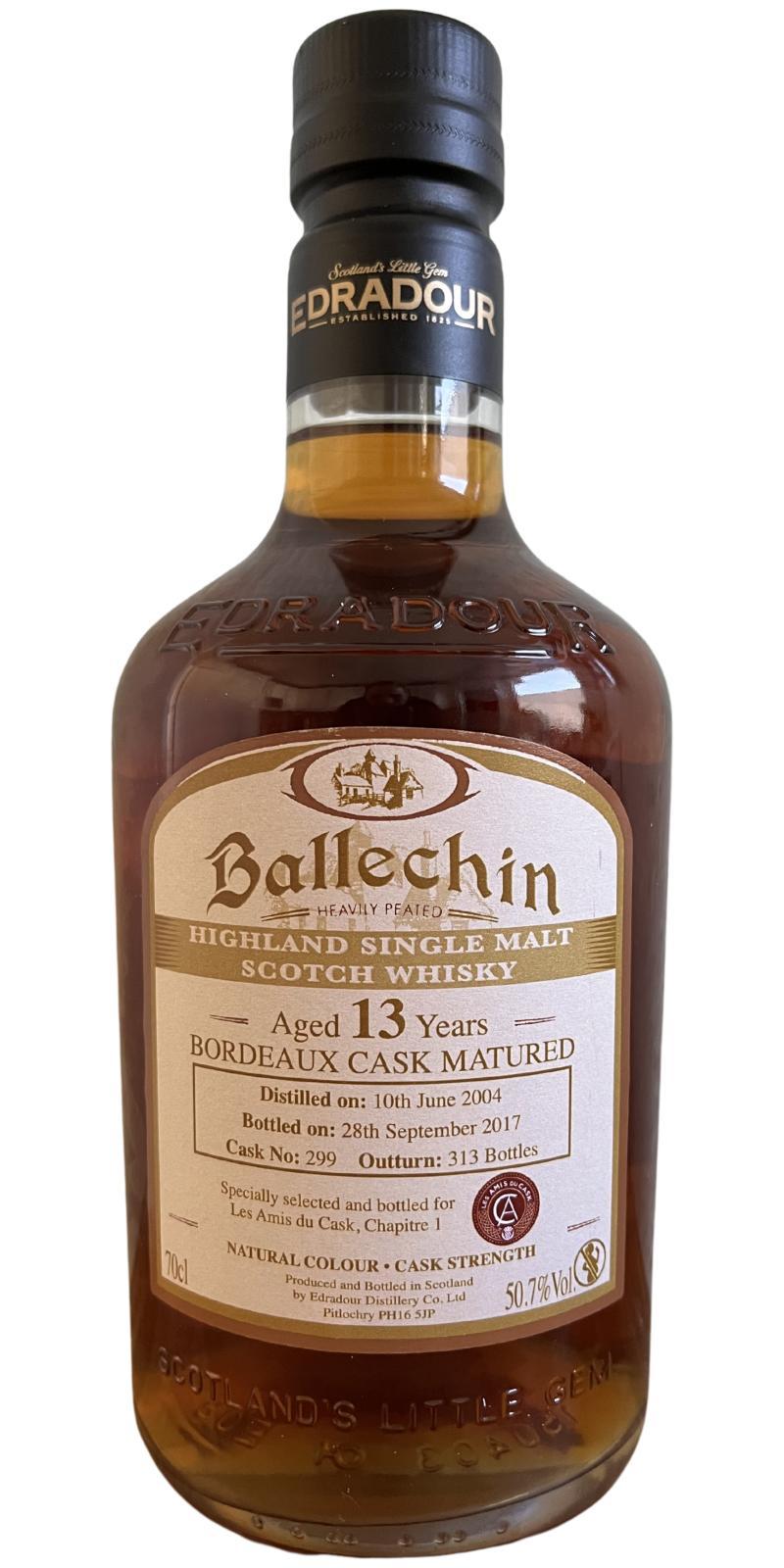 Ballechin 2004  Bordeaux Cask Matured