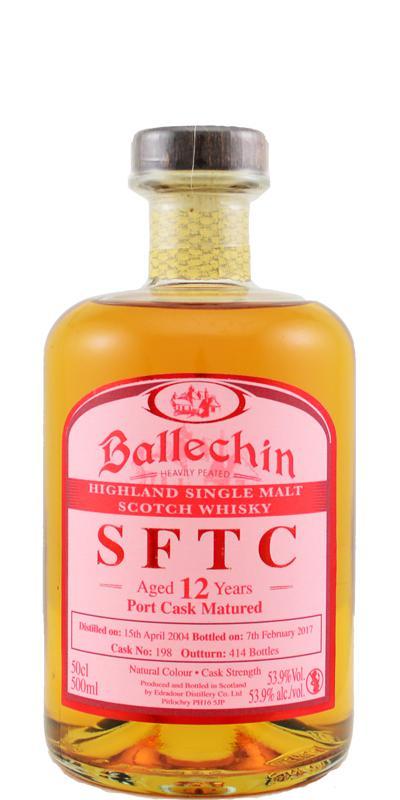 Ballechin 2004  SFTC - Port Cask Matured