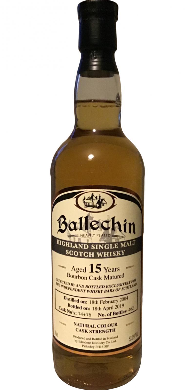 Ballechin 2004  Bourbon Cask Matured