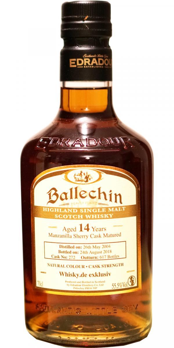 Ballechin 2004  Manzanilla Sherry Cask Matured