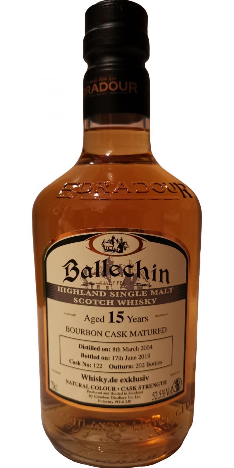 Ballechin 2004  Bourbon Cask Matured