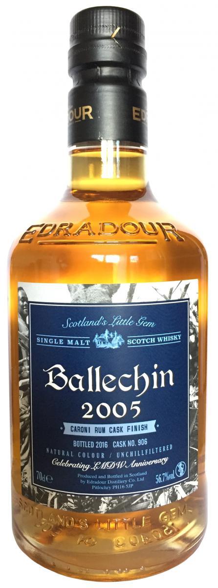 Ballechin 2005  Caroni Rum Cask Finish