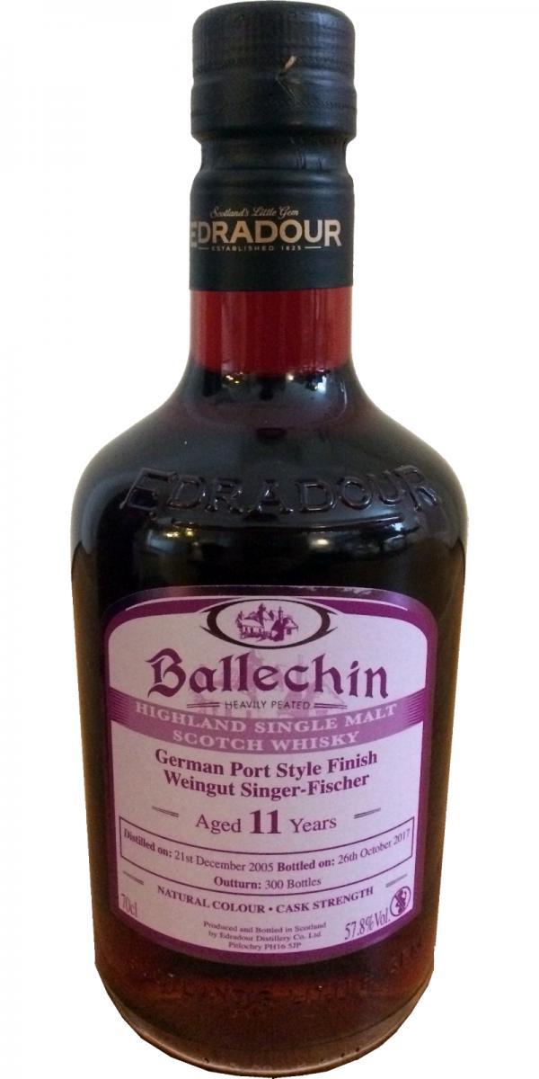 Ballechin 2005  German Port Style Finish