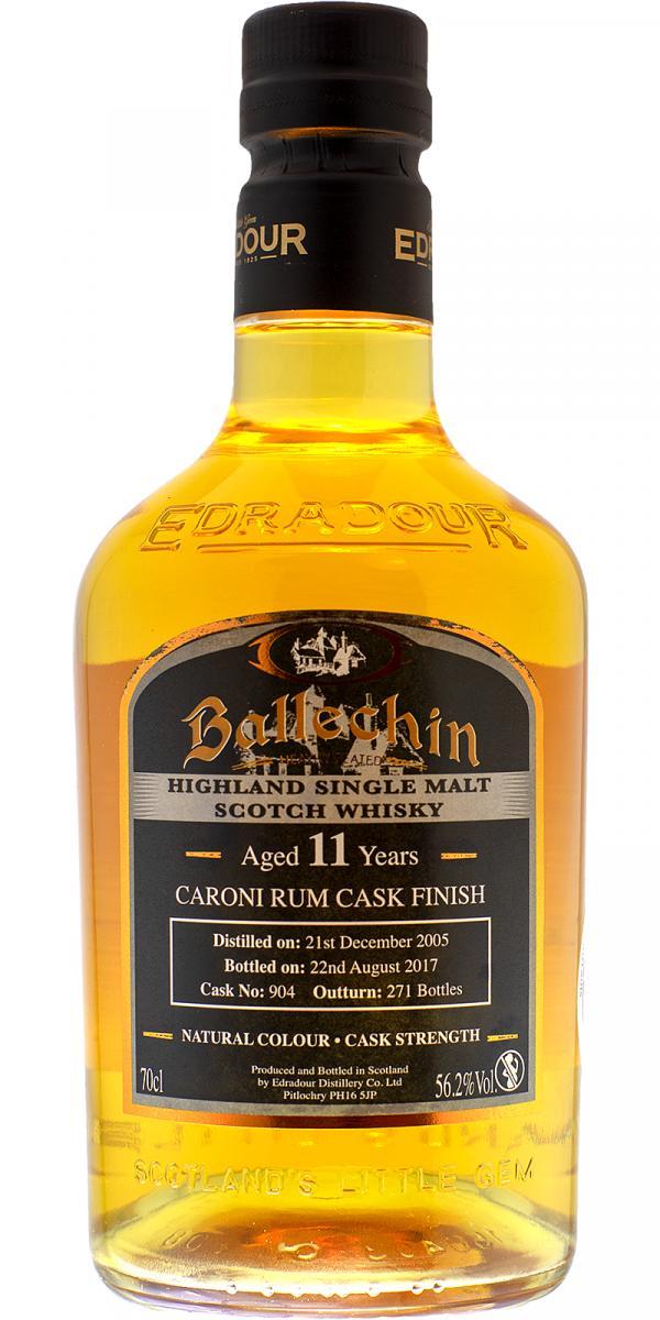 Ballechin 2005  Caroni Rum Cask Finish