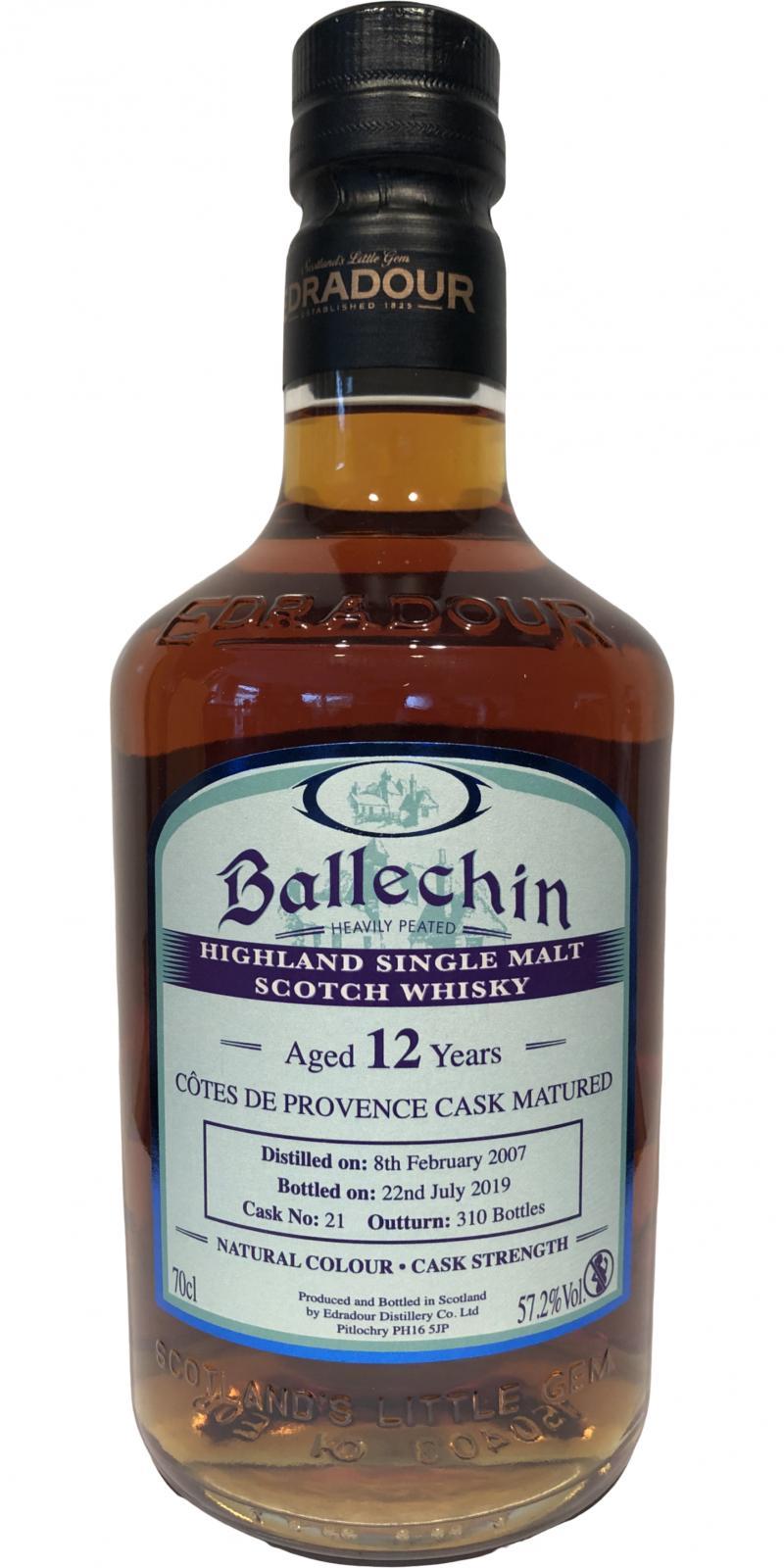 Ballechin 2007  Côtes de Provence Cask Matured