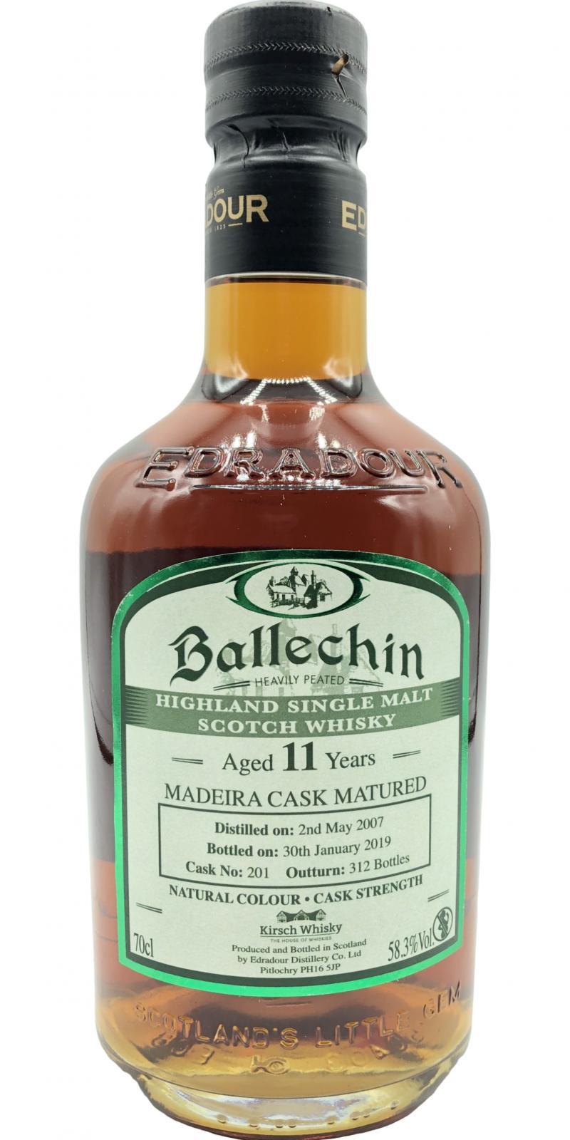 Ballechin 2007  Madeira Cask Matured