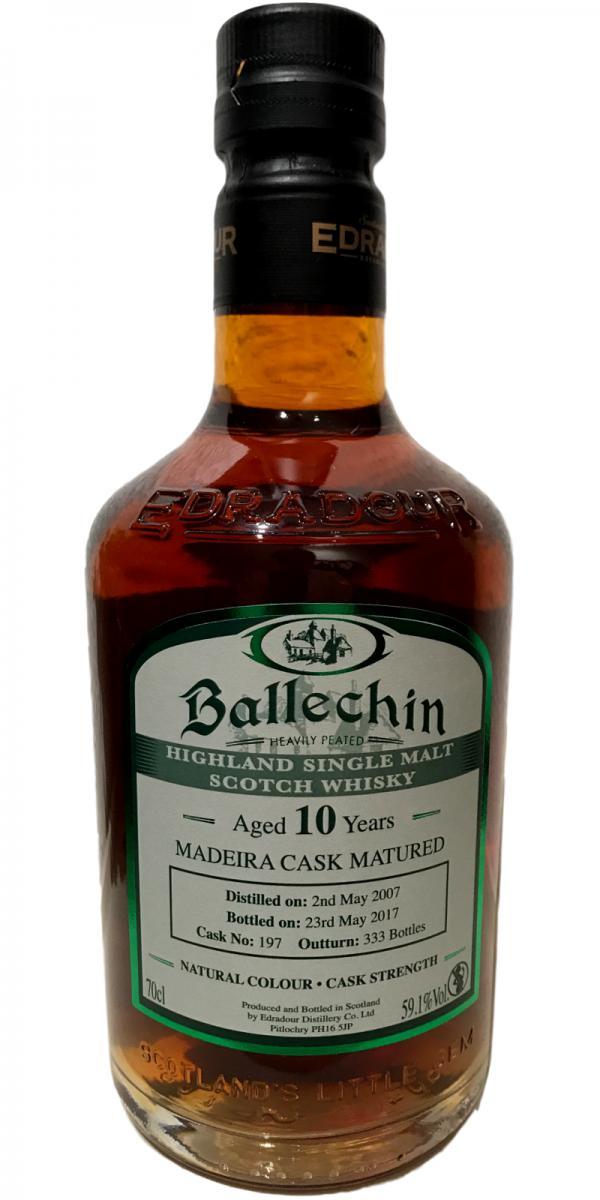 Ballechin 2007  Madeira Cask Matured