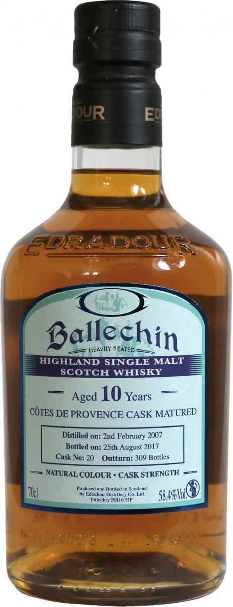 Ballechin 2007  Côtes de Provence Cask Matured