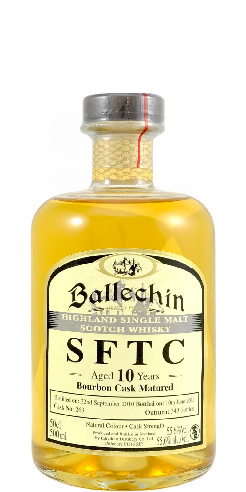 Ballechin 2010  SFTC - Bourbon Cask Matured