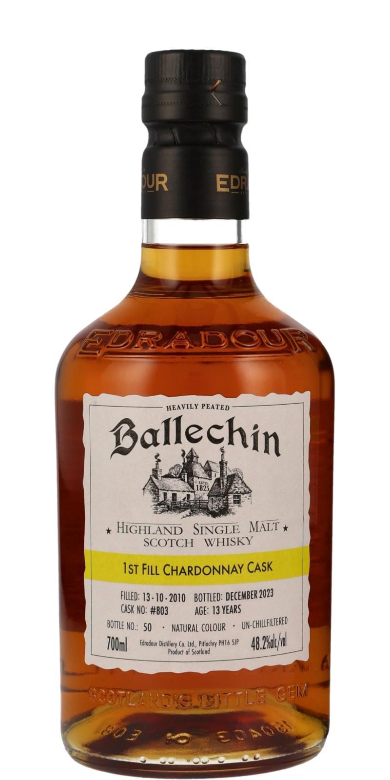 Ballechin 2010  Chardonnay Cask Finish