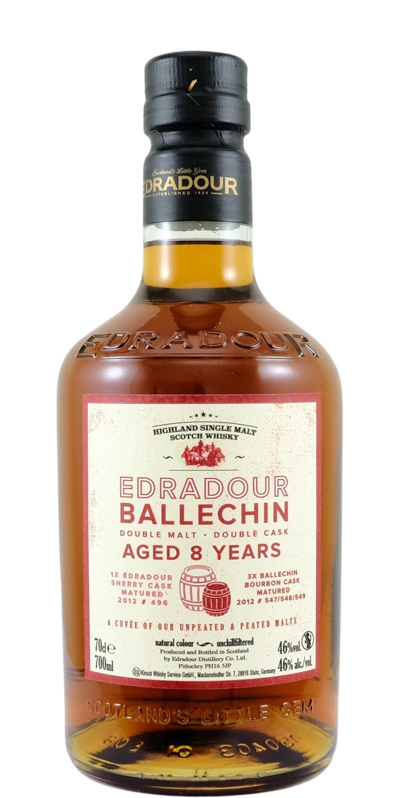 Ballechin 2012  Double Malt - Double Cask