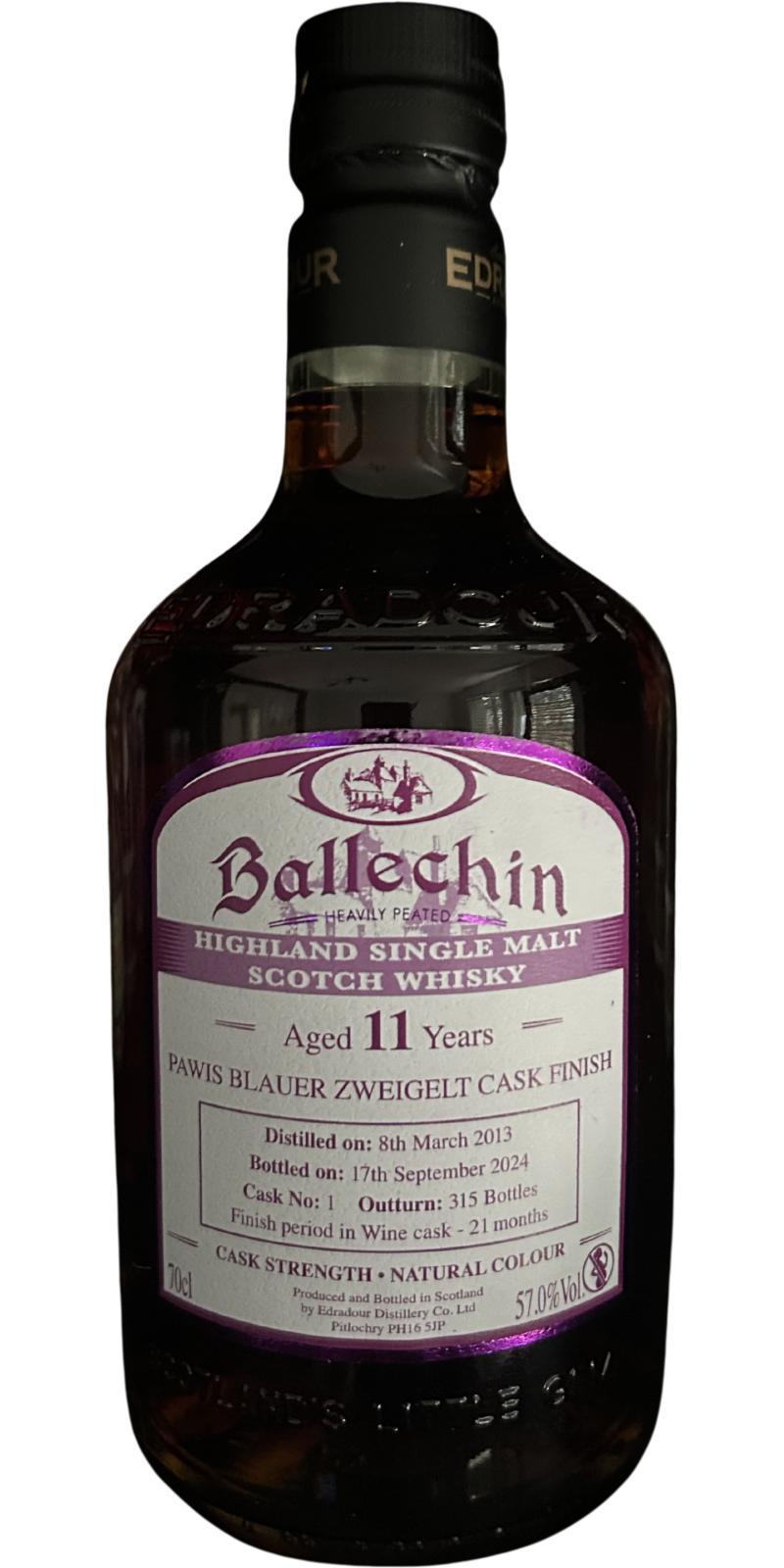 Ballechin 2013  Pawis Blauer Zweigelt Cask Finish