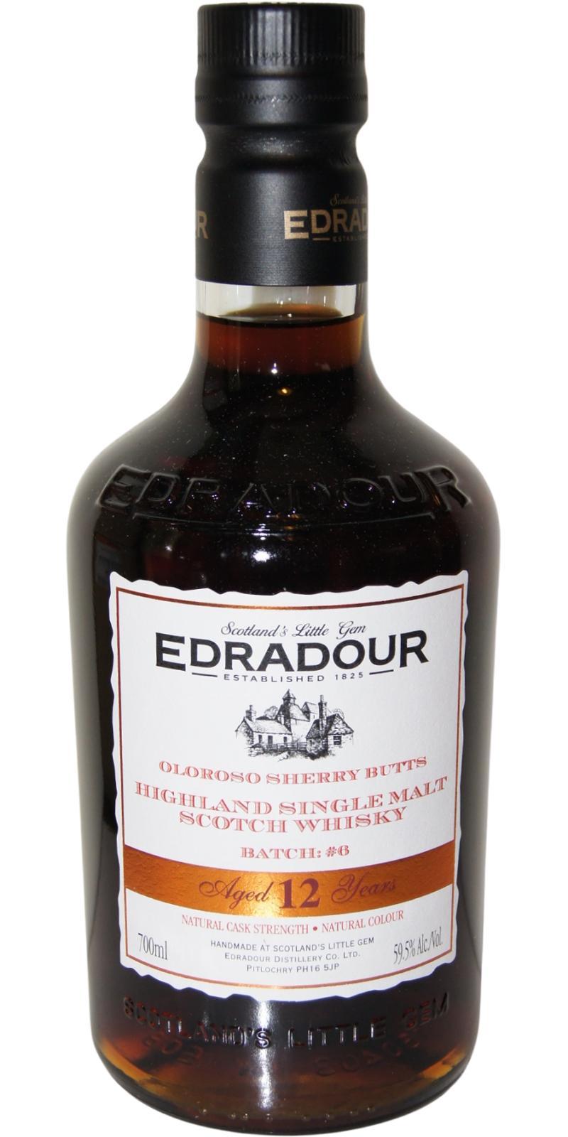 Edradour 12-year-old  Cask Strength