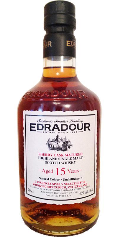 Edradour 15-year-old  Sherry Cask Matured