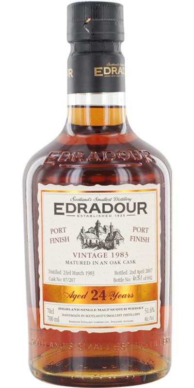 Edradour 1983 Vintage  Port Finish