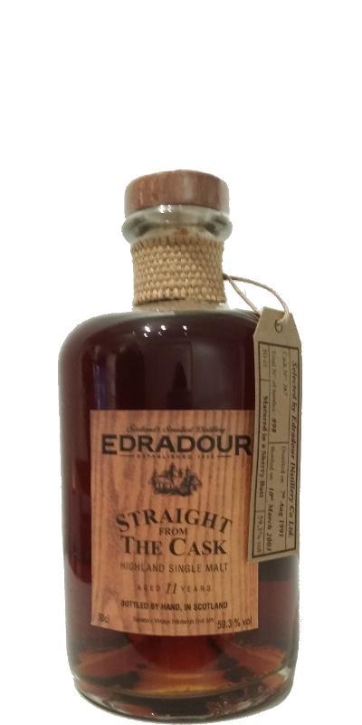 Edradour 1991   Straight From The Cask - Sherry Cask Matured