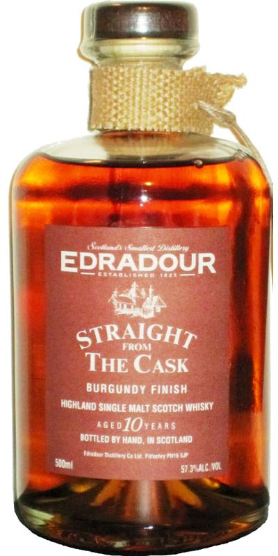 Edradour 1993   Straight From The Cask - Burgundy Finish