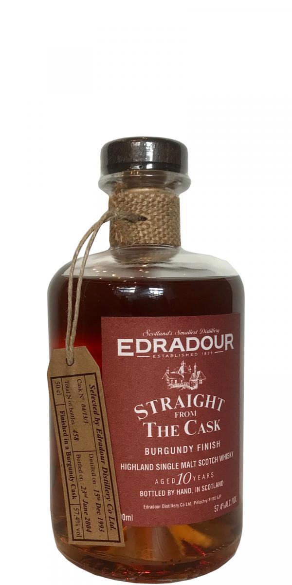 Edradour 1993   Straight From The Cask - Burgundy Finish