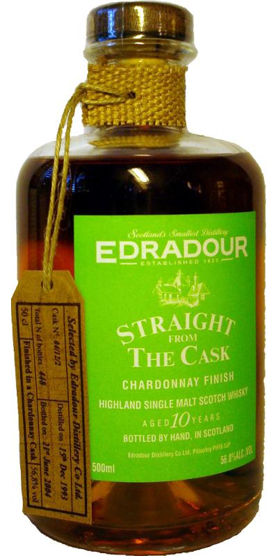 Edradour 1993   Straight From The Cask - Chardonnay Finish