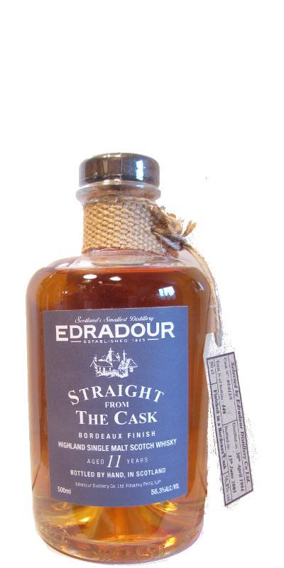 Edradour 1994   Straight From The Cask - Bordeaux Finish