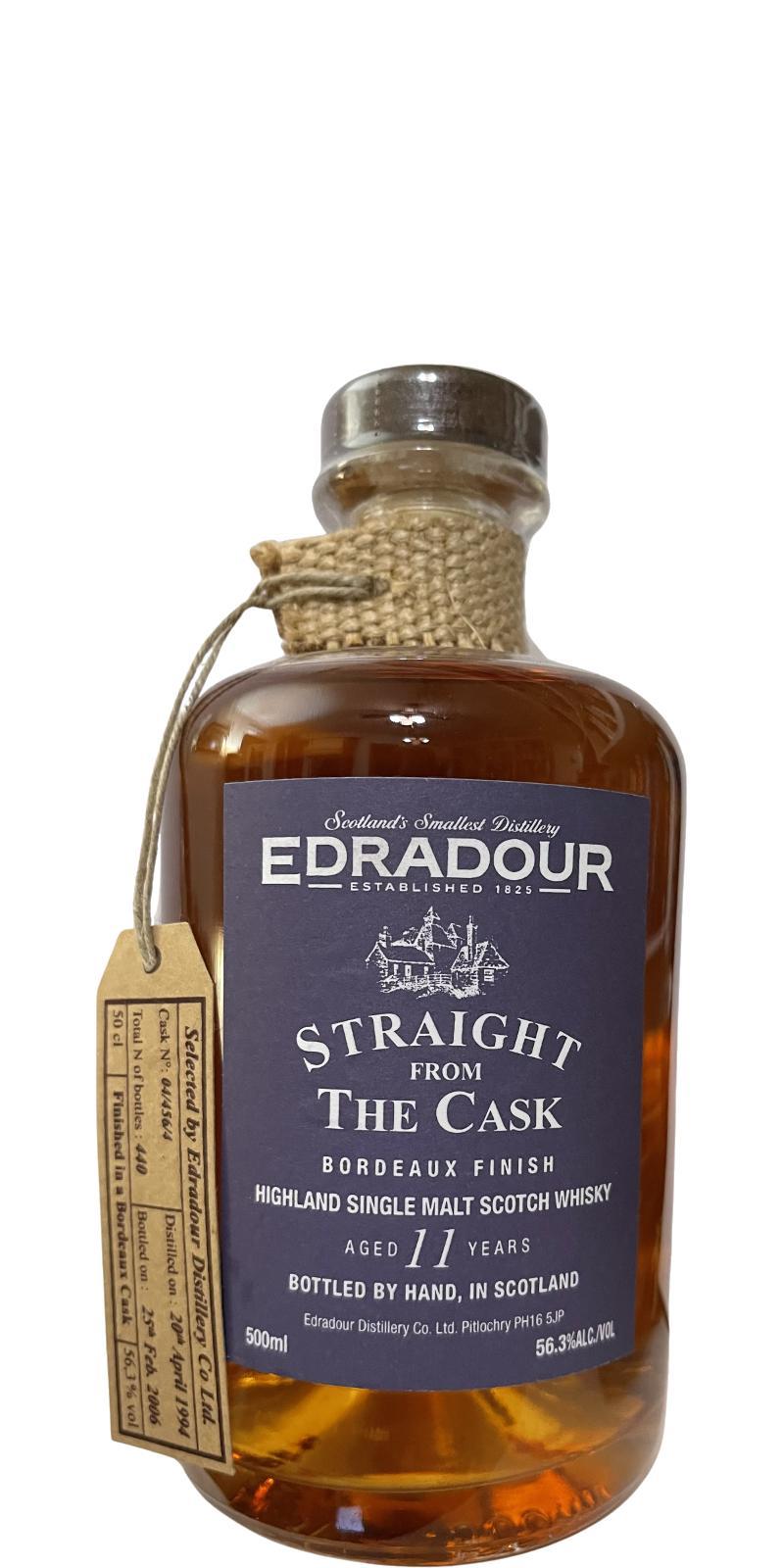 Edradour 1994  Straight From The Cask - Bordeaux Cask Finish