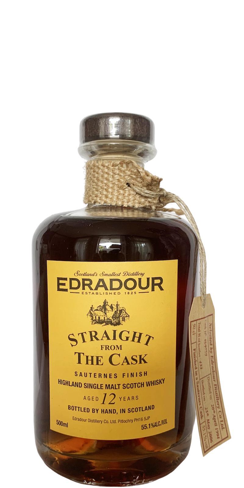 Edradour 1994  Straight From The Cask - Sauternes Finish