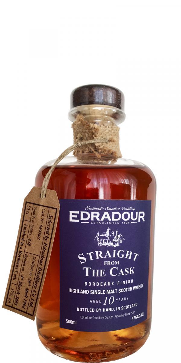 Edradour 1994   Straight From The Cask - Bordeaux Finish