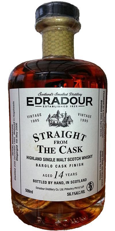 Edradour 1995  Straight From The Cask - Barolo Cask Finish