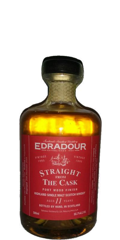 Edradour 1995   Straight From The Cask - Port Wood Finish