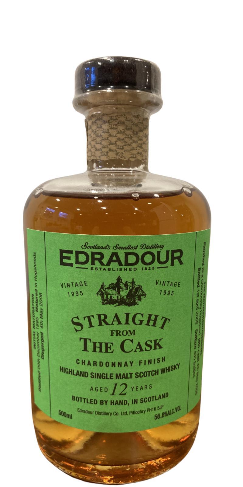 Edradour 1995  Straight From The Cask - Chardonnay Finish