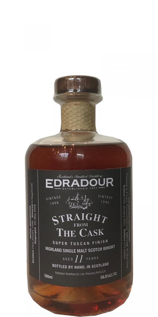 Edradour 1996  Straight From The Cask - Super Tuscan Finish