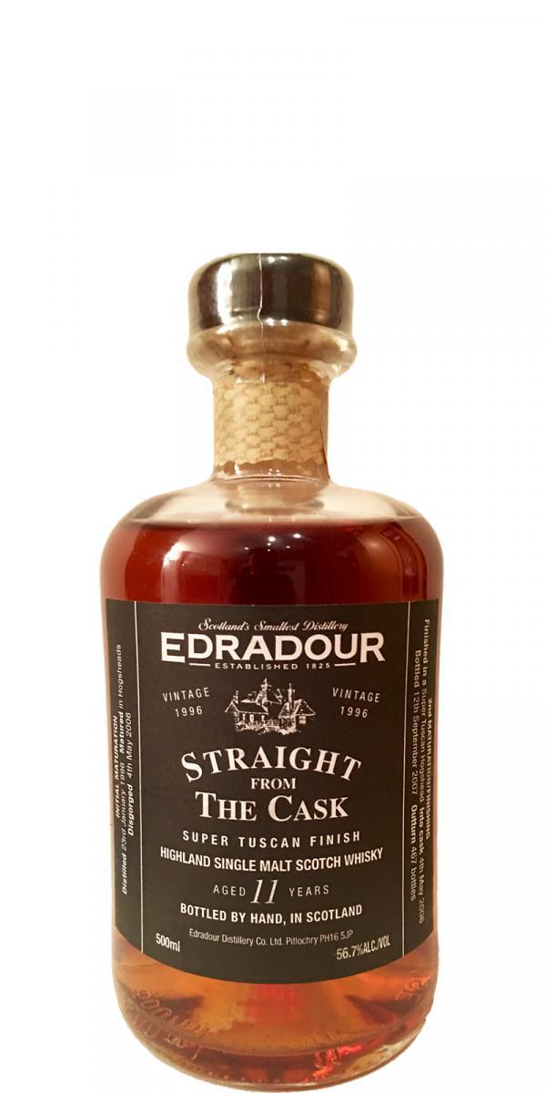 Edradour 1996  Straight From The Cask - Super Tuscan Finish