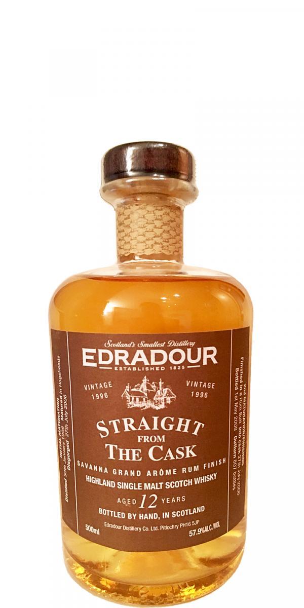 Edradour 1996  Straight From The Cask - Savanna Grand Arôme Rum Finish