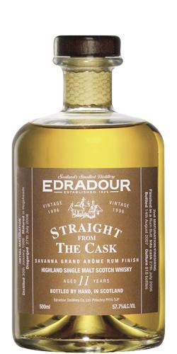 Edradour 1996  Straight From The Cask - Savanna Grand Arôme Rum Finish