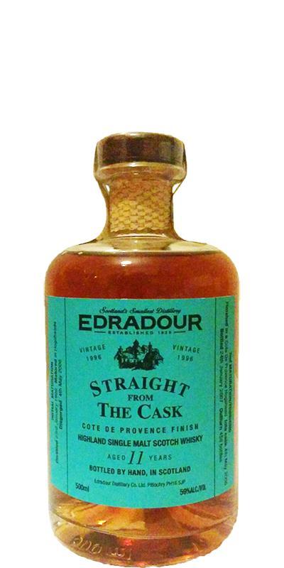 Edradour 1996  Straight From The Cask - Côtes de Provence Finish