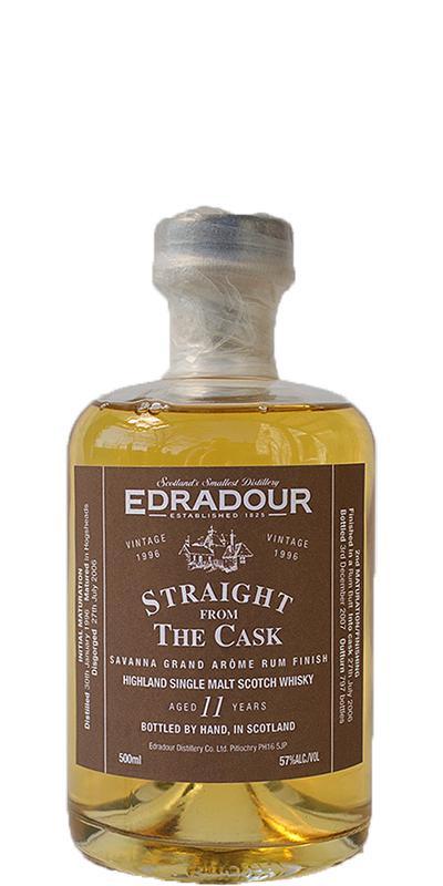 Edradour 1996  Straight From The Cask - Savanna Grand Arôme Rum Finish