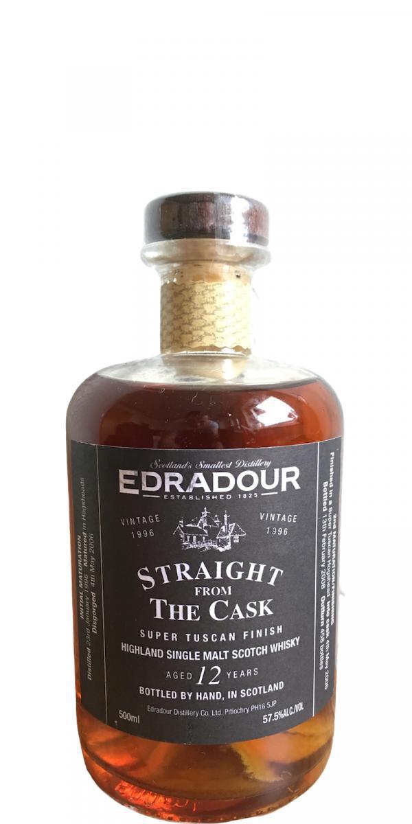 Edradour 1996  Straight From The Cask - Super Tuscan Finish