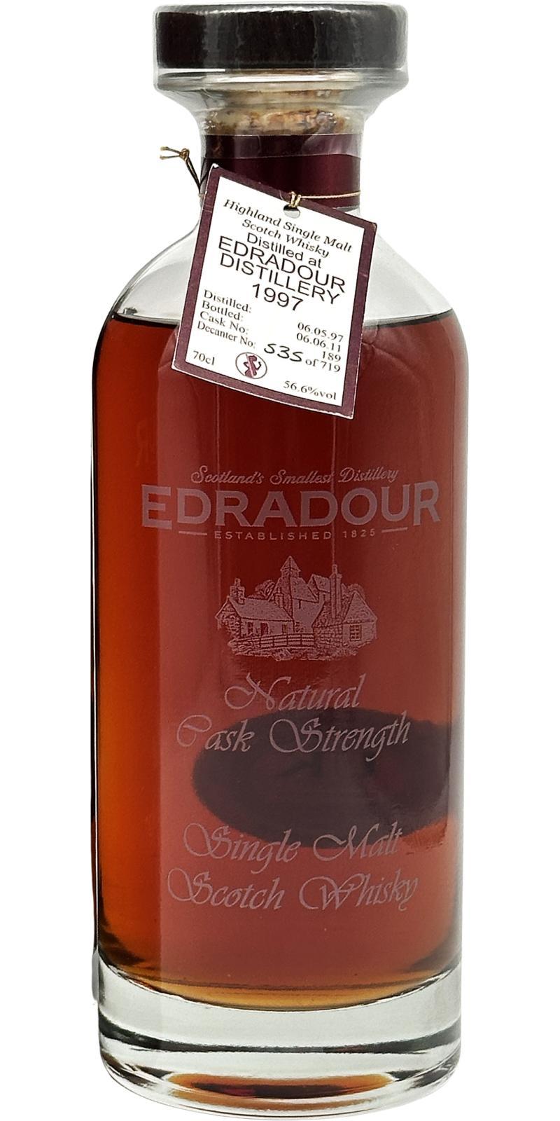 Edradour 1997  Natural Cask Strength