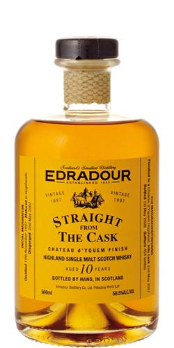 Edradour 1997  Straight From The Cask - Chateau d'Yquem Finish