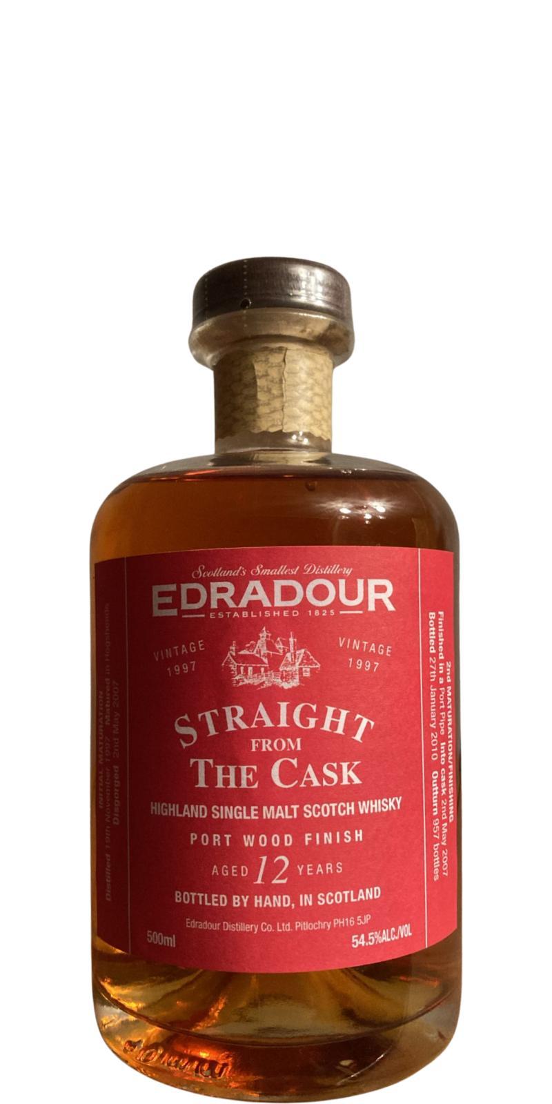 Edradour 1997  Straight From The Cask - Port Wood Finish