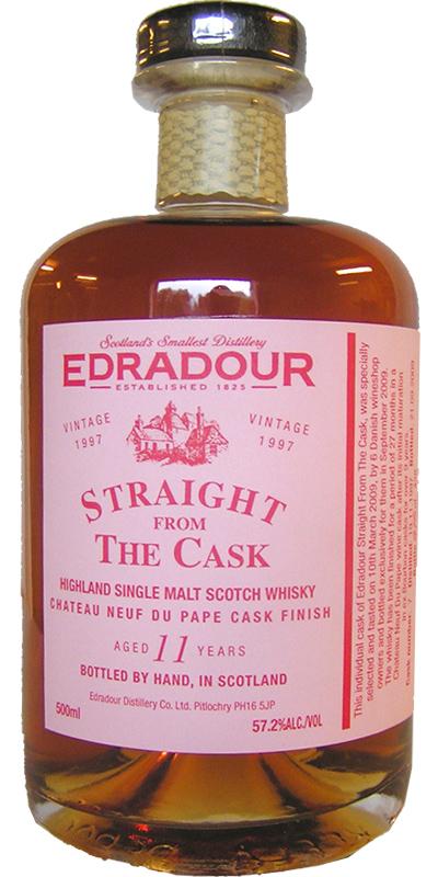 Edradour 1997  Straight From The Cask - Châteauneuf-du-pape Cask Finish
