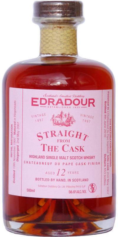 Edradour 1997  Straight From The Cask - Châteauneuf-du-pape Cask Finish