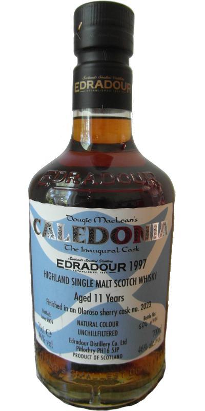 Edradour 1997  The Caledonia - The Inaugural Cask
