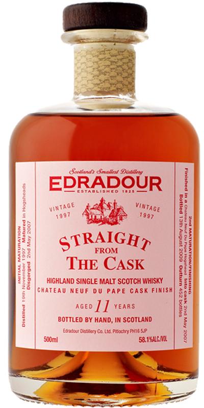 Edradour 1997  Straight From The Cask - Châteauneuf-du-Pape Finish