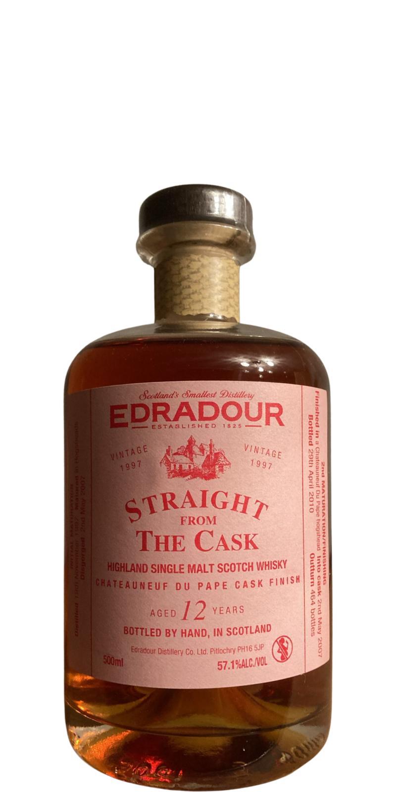 Edradour 1997  Straight From The Cask - Châteauneuf-du-pape Cask Finish