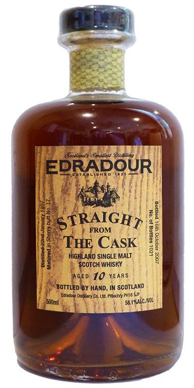 Edradour 1997  Straight From The Cask