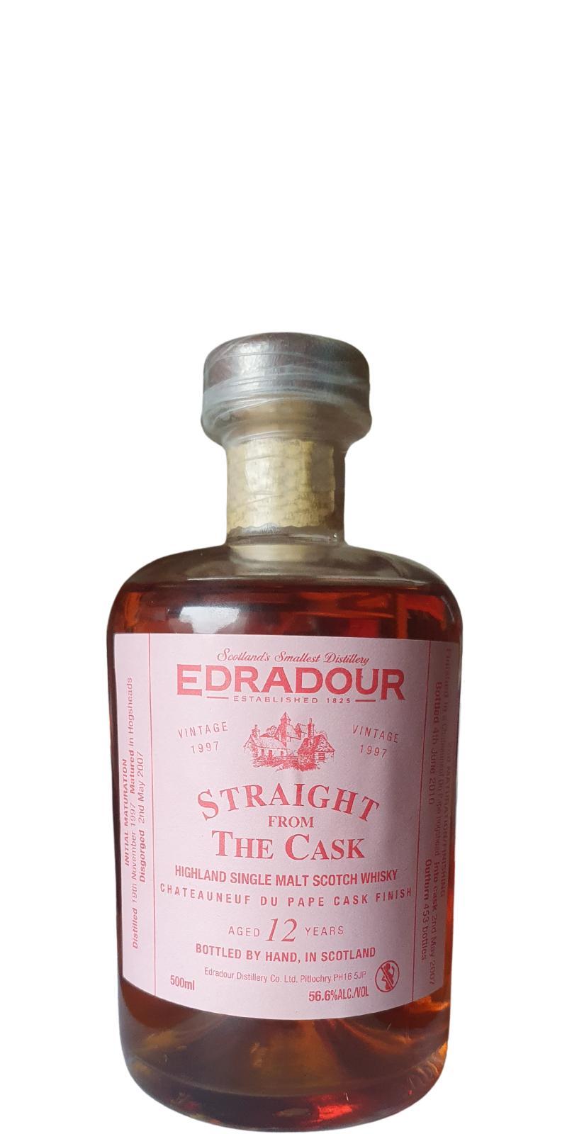 Edradour 1997  Straight From The Cask - Châteauneuf-du-pape Cask Finish