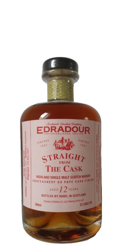 Edradour 1997  Straight From The Cask - Châteauneuf-du-pape Cask Finish