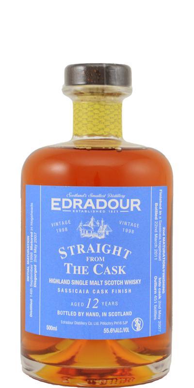 Edradour 1998  Straight From The Cask - Sassicaia Cask Finish