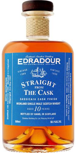 Edradour 1998  Straight From The Cask - Sassicaia Cask Finish